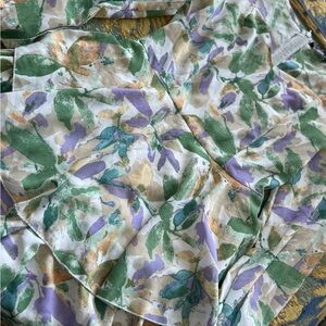 Simplee Apparel Green and Purple Sleeveless Sundress